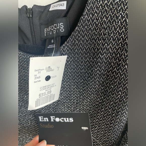 Black Stretchy Jumpsuit Size 6 from Enfocus Studio - Picture 2 of 3